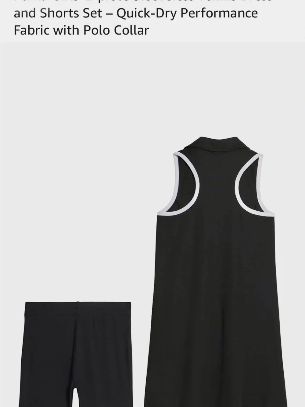 Puma 2 Piece Active Dress and Shorts Set - Big Girls - Size XL - NWT - Picture 3 of 16